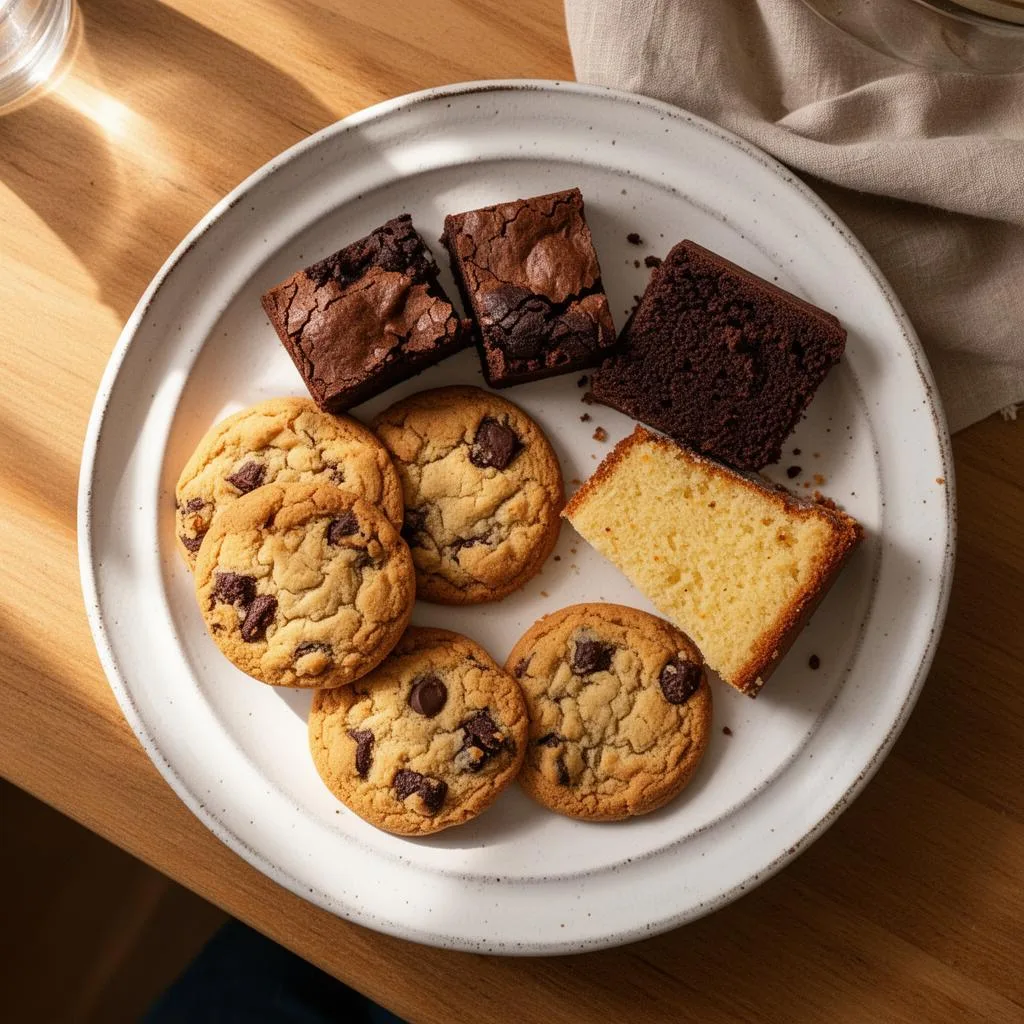 Homemade Dessert Plate